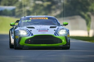 #39 Aston Martin Vantage AMR GT4 of Max Hewitt and Luca Mars, van der Steur Racing, GT4 America, Silver, SRO America, Road America, Elkhart Lake, WI, Aug 15 - 17, 2025
 | Fred Hardy Jr. | www.FredHardyPhoto.com ©2025 