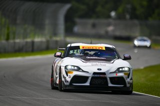#71 Toyota Gazoo Racing GR Supra GT4 EVO2 of Nicolai Elghanayan and Mads Siljehaug, Marco Polo Motorsports, GT4 America, Silver, SRO America, Road America, Elkhart Lake, WI, Aug 15 - 17, 2025
 | Fred Hardy Jr. | www.FredHardyPhoto.com &copy;2025 