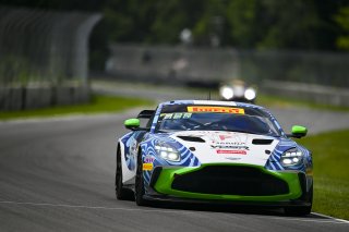 #39 Aston Martin Vantage AMR GT4 of Max Hewitt and Luca Mars, van der Steur Racing, GT4 America, Silver, SRO America, Road America, Elkhart Lake, WI, Aug 15 - 17, 2025
 | Fred Hardy Jr. | www.FredHardyPhoto.com ©2025 