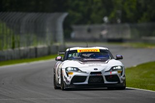 #71 Toyota Gazoo Racing GR Supra GT4 EVO2 of Nicolai Elghanayan and Mads Siljehaug, Marco Polo Motorsports, GT4 America, Silver, SRO America, Road America, Elkhart Lake, WI, Aug 15 - 17, 2025
 | Fred Hardy Jr. | www.FredHardyPhoto.com &copy;2025 