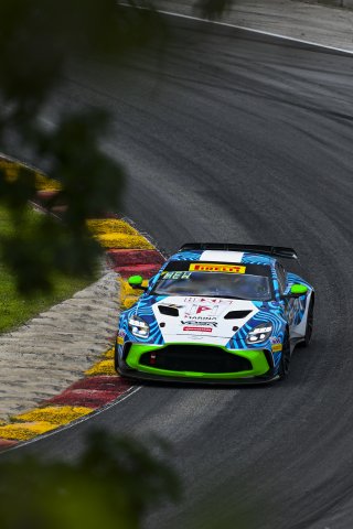 #39 Aston Martin Vantage AMR GT4 of Max Hewitt and Luca Mars, van der Steur Racing, GT4 America, Silver, SRO America, Road America, Elkhart Lake, WI, Aug 15 - 17, 2025
 | Fred Hardy Jr. | www.FredHardyPhoto.com ©2025 