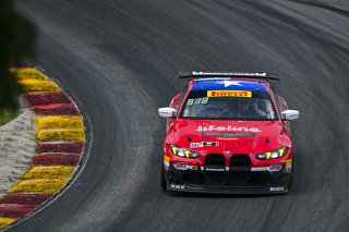 #82 BMW M4 GT4 (G82) EVO of James Walker Jr. and Tyler McQuarrie, BimmerWorld Racing, GT4 America, Pro-Am, SRO America, Road America, Elkhart Lake, WI, Aug 15 - 17, 2025
 | Fred Hardy Jr. | www.FredHardyPhoto.com ©2025 