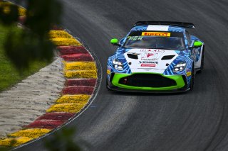 #39 Aston Martin Vantage AMR GT4 of Max Hewitt and Luca Mars, van der Steur Racing, GT4 America, Silver, SRO America, Road America, Elkhart Lake, WI, Aug 15 - 17, 2025
 | Fred Hardy Jr. | www.FredHardyPhoto.com ©2025 