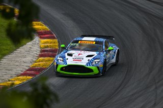#39 Aston Martin Vantage AMR GT4 of Max Hewitt and Luca Mars, van der Steur Racing, GT4 America, Silver, SRO America, Road America, Elkhart Lake, WI, Aug 15 - 17, 2025
 | Fred Hardy Jr. | www.FredHardyPhoto.com ©2025 