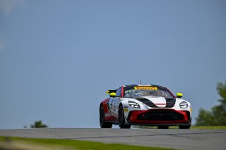 #3 Aston Martin Vantage AMR GT4 EVO of Jesse Webb and Jonathan Neudorf, JMF Motorsports, GT4 America, Silver, SRO America, Road America, Elkhart Lake, WI, Aug 15 - 17, 2025
 | Fred Hardy Jr. | www.FredHardyPhoto.com ©2025 
