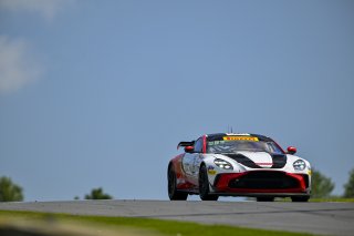 #4 Aston Martin Vantage AMR GT4 EVO of Braydon Arthur and Mike David Ortmann, JMF Motorsports, GT4 America, Silver, SRO America, Road America, Elkhart Lake, WI, Aug 15 - 17, 2025
 | Fred Hardy Jr. | www.FredHardyPhoto.com ©2025 