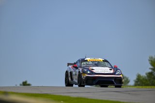 #77 Porsche 718 Cayman GT4 RS Clubsport of Danny Dyszelski and Alex Ellis, VPX Motorsport, GT4 America, Silver, SRO America, Road America, Elkhart Lake, WI, Aug 15 - 17, 2025
 | Fred Hardy Jr. | www.FredHardyPhoto.com ©2025 