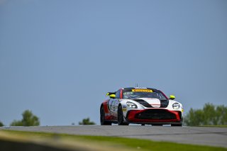 #3 Aston Martin Vantage AMR GT4 EVO of Jesse Webb and Jonathan Neudorf, JMF Motorsports, GT4 America, Silver, SRO America, Road America, Elkhart Lake, WI, Aug 15 - 17, 2025
 | Fred Hardy Jr. | www.FredHardyPhoto.com ©2025 