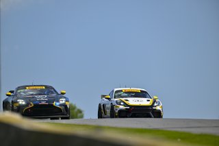 #9 Porsche 718 Cayman GT4 RS Clubsport of Dan Sibille and Loek Hartog, ACI Motorsports, GT4 America, Pro-Am, SRO America, Road America, Elkhart Lake, WI, Aug 15 - 17, 2025
 | Fred Hardy Jr. | www.FredHardyPhoto.com &copy;2025 