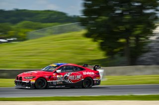 #82 BMW M4 GT4 (G82) EVO of James Walker Jr. and Tyler McQuarrie, BimmerWorld Racing, GT4 America, Pro-Am, SRO America, Road America, Elkhart Lake, WI, Aug 15 - 17, 2025
 | Fred Hardy Jr. | www.FredHardyPhoto.com ©2025 