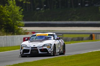 #71 Toyota Gazoo Racing GR Supra GT4 EVO2 of Nicolai Elghanayan and Mads Siljehaug, Marco Polo Motorsports, GT4 America, Silver, SRO America, Road America, Elkhart Lake, WI, Aug 15 - 17, 2025
 | Fred Hardy Jr. | www.FredHardyPhoto.com &copy;2025 