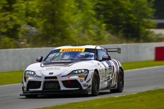 #71 Toyota Gazoo Racing GR Supra GT4 EVO2 of Nicolai Elghanayan and Mads Siljehaug, Marco Polo Motorsports, GT4 America, Silver, SRO America, Road America, Elkhart Lake, WI, Aug 15 - 17, 2025
 | Fred Hardy Jr. | www.FredHardyPhoto.com &copy;2025 