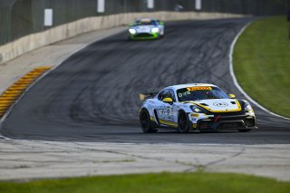#9 Porsche 718 Cayman GT4 RS Clubsport of Dan Sibille and Loek Hartog, ACI Motorsports, GT4 America, Pro-Am, SRO America, Road America, Elkhart Lake, WI, Aug 15 - 17, 2025
 | Fred Hardy Jr. | www.FredHardyPhoto.com &copy;2025 