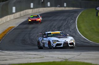#71 Toyota Gazoo Racing GR Supra GT4 EVO2 of Nicolai Elghanayan and Mads Siljehaug, Marco Polo Motorsports, GT4 America, Silver, SRO America, Road America, Elkhart Lake, WI, Aug 15 - 17, 2025
 | Fred Hardy Jr. | www.FredHardyPhoto.com &copy;2025 