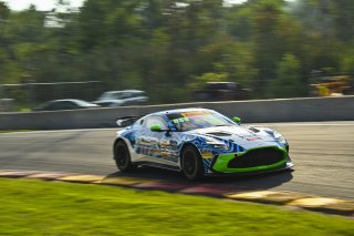 #39 Aston Martin Vantage AMR GT4 of Max Hewitt and Luca Mars, van der Steur Racing, GT4 America, Silver, SRO America, Road America, Elkhart Lake, WI, Aug 15 - 17, 2025
 | Fred Hardy Jr. | www.FredHardyPhoto.com ©2025 