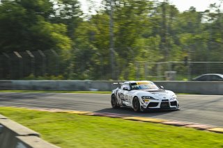 #71 Toyota Gazoo Racing GR Supra GT4 EVO2 of Nicolai Elghanayan and Mads Siljehaug, Marco Polo Motorsports, GT4 America, Silver, SRO America, Road America, Elkhart Lake, WI, Aug 15 - 17, 2025
 | Fred Hardy Jr. | www.FredHardyPhoto.com &copy;2025 