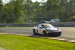 #7 Porsche 718 Cayman GT4 RS Clubsport of Curt Swearingin and Riley Dickinson, ACI Motorsports, GT4 America, Pro-Am, SRO America, Road America, Elkhart Lake, WI, Aug 15 - 17, 2025
 | Fred Hardy Jr. | www.FredHardyPhoto.com &copy;2025 