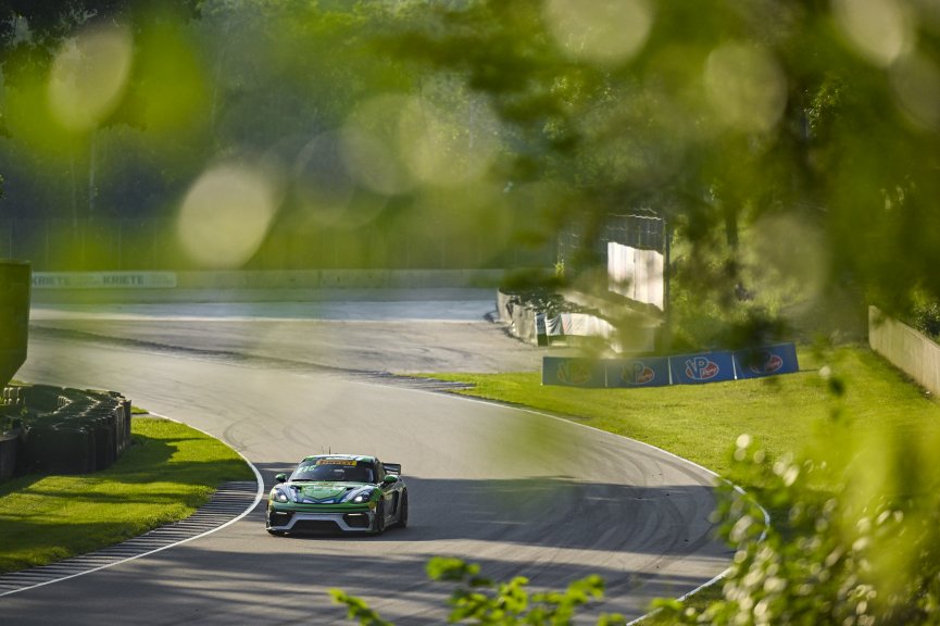 #7 Porsche 718 Cayman GT4 RS Clubsport of Curt Swearingin and Riley Dickinson, ACI Motorsports, GT4 America, Pro-Am, SRO America, Road America, Elkhart Lake, WI, Aug 15 - 17, 2025
