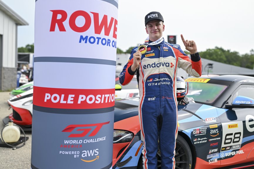 #68 Toyota Gazoo Racing GR Supra GT4 EVO2 of Tyler Gonzalez and Gresham Wagner, RAFA Racing Team, GT4 America, Silver, SRO America, Road America, Elkhart Lake, WI, Aug 15 - 17, 2025
