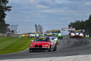 #82 BMW M4 GT4 (G82) EVO of James Walker Jr. and Tyler McQuarrie, BimmerWorld Racing, GT4 America, Pro-Am, SRO America, Road America, Elkhart Lake, WI, Aug 15 - 17, 2025
 | Fred Hardy Jr. | www.FredHardyPhoto.com ©2025 