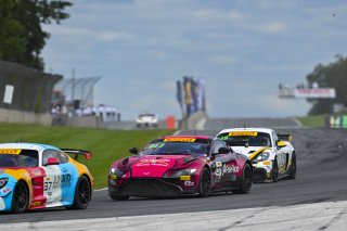 #07 Aston Martin Vantage AMR GT4 of Alex Garcia and Michael Garcia, Skip Barber Racing, GT4 America, Am, SRO America, Road America, Elkhart Lake, WI, Aug 15 - 17, 2025
 | Fred Hardy Jr. | www.FredHardyPhoto.com ©2025 