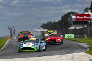 #39 Aston Martin Vantage AMR GT4 of Max Hewitt and Luca Mars, van der Steur Racing, GT4 America, Silver, SRO America, Road America, Elkhart Lake, WI, Aug 15 - 17, 2025
 | Fred Hardy Jr. | www.FredHardyPhoto.com ©2025 