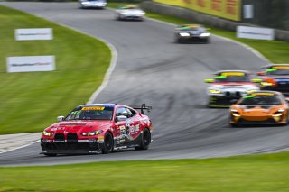 #82 BMW M4 GT4 (G82) EVO of James Walker Jr. and Tyler McQuarrie, BimmerWorld Racing, GT4 America, Pro-Am, SRO America, Road America, Elkhart Lake, WI, Aug 15 - 17, 2025
 | Fred Hardy Jr. | www.FredHardyPhoto.com ©2025 
