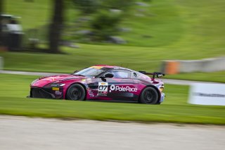 #07 Aston Martin Vantage AMR GT4 of Alex Garcia and Michael Garcia, Skip Barber Racing, GT4 America, Am, SRO America, Road America, Elkhart Lake, WI, Aug 15 - 17, 2025
 | Fred Hardy Jr. | www.FredHardyPhoto.com ©2025 