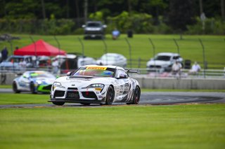 #71 Toyota Gazoo Racing GR Supra GT4 EVO2 of Nicolai Elghanayan and Mads Siljehaug, Marco Polo Motorsports, GT4 America, Silver, SRO America, Road America, Elkhart Lake, WI, Aug 15 - 17, 2025
 | Fred Hardy Jr. | www.FredHardyPhoto.com &copy;2025 
