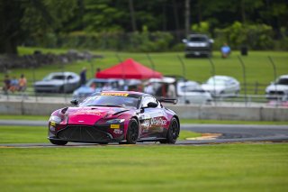 #07 Aston Martin Vantage AMR GT4 of Alex Garcia and Michael Garcia, Skip Barber Racing, GT4 America, Am, SRO America, Road America, Elkhart Lake, WI, Aug 15 - 17, 2025
 | Fred Hardy Jr. | www.FredHardyPhoto.com ©2025 
