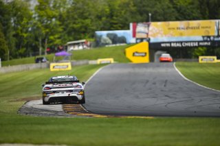 #77 Porsche 718 Cayman GT4 RS Clubsport of Danny Dyszelski and Alex Ellis, VPX Motorsport, GT4 America, Silver, SRO America, Road America, Elkhart Lake, WI, Aug 15 - 17, 2025
 | Fred Hardy Jr. | www.FredHardyPhoto.com ©2025 