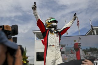 #4 Aston Martin Vantage AMR GT4 EVO of Braydon Arthur and Mike David Ortmann, JMF Motorsports, GT4 America, Silver, SRO America, Road America, Elkhart Lake, WI, Aug 15 - 17, 2025
 | Fred Hardy Jr. | www.FredHardyPhoto.com ©2025 