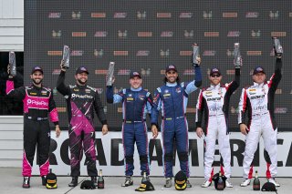 #17 BMW M4 GT4 (G82) of Lucas Catania and Joseph Catania, Rigid Speed Company, GT4 America, Am, SRO America, Road America, Elkhart Lake, WI, Aug 15 - 17, 2025 #07 Aston Martin Vantage AMR GT4 of Alex Garcia and Michael Garcia, Skip Barber Racing, 2025 #72 | Fred Hardy Jr. | www.FredHardyPhoto.com ©2025 