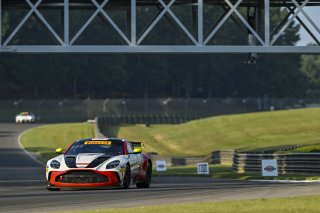 #3 Aston Martin Vantage AMR GT4 EVO of Jesse Webb and Jonathan Neudorf, JMF Motorsports, GT4 America, Silver, SRO America, Barber Motorsports Park, Birmingham, AL, Sept 5 - 7, 2025
 | Fred Hardy Jr. | www.FredHardyPhoto.com ©2025 