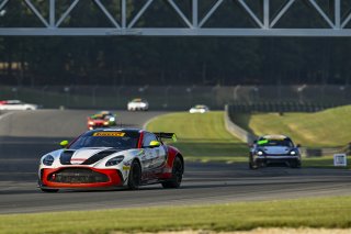 #3 Aston Martin Vantage AMR GT4 EVO of Jesse Webb and Jonathan Neudorf, JMF Motorsports, GT4 America, Silver, SRO America, Barber Motorsports Park, Birmingham, AL, Sept 5 - 7, 2025
 | Fred Hardy Jr. | www.FredHardyPhoto.com ©2025 