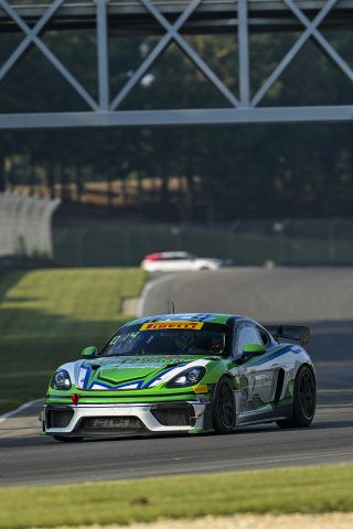 #7 Porsche 718 Cayman GT4 RS Clubsport of Curt Swearingin and Riley Dickinson, ACI Motorsports, GT4 America, Pro-Am, SRO America, Barber Motorsports Park, Birmingham, AL, Sept 5 - 7, 2025
 | Fred Hardy Jr. | www.FredHardyPhoto.com ©2025 