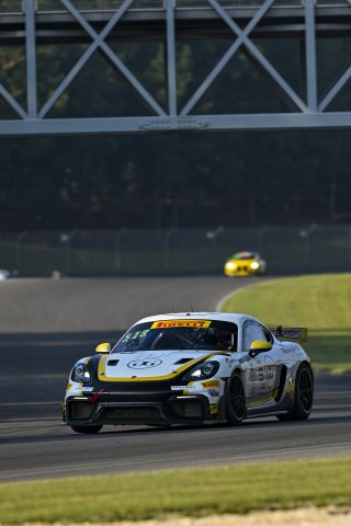 #9 Porsche 718 Cayman GT4 RS Clubsport of Dan Sibille and Loek Hartog, ACI Motorsports, GT4 America, Pro-Am, SRO America, Barber Motorsports Park, Birmingham, AL, Sept 5 - 7, 2025
 | Fred Hardy Jr. | www.FredHardyPhoto.com ©2025 