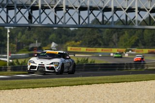 #71 Toyota Gazoo Racing GR Supra GT4 EVO2 of Nicolai Elghanayan and Mads Siljehaug, Marco Polo Motorsports, GT4 America, Silver, SRO America, Barber Motorsports Park, Birmingham, AL, Sept 5 - 7, 2025
 | Fred Hardy Jr. | www.FredHardyPhoto.com &copy;2025 