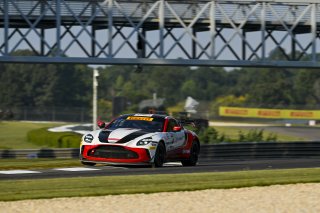 #4 Aston Martin Vantage AMR GT4 EVO of Braydon Arthur and Mike David Ortmann, JMF Motorsports, GT4 America, Silver, SRO America, Barber Motorsports Park, Birmingham, AL, Sept 5 - 7, 2025
 | Fred Hardy Jr. | www.FredHardyPhoto.com ©2025 