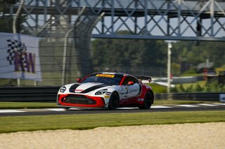 #4 Aston Martin Vantage AMR GT4 EVO of Braydon Arthur and Mike David Ortmann, JMF Motorsports, GT4 America, Silver, SRO America, Barber Motorsports Park, Birmingham, AL, Sept 5 - 7, 2025
 | Fred Hardy Jr. | www.FredHardyPhoto.com ©2025 