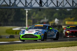 #39 Aston Martin Vantage AMR GT4 EVO of Max Hewitt and Luca Mars, van der Steur Racing, GT4 America, Silver, SRO America, Barber Motorsports Park, Birmingham, AL, Sept 5 - 7, 2025
 | Fred Hardy Jr. | www.FredHardyPhoto.com ©2025 