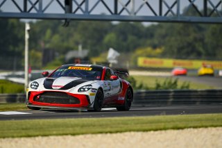 #4 Aston Martin Vantage AMR GT4 EVO of Braydon Arthur and Mike David Ortmann, JMF Motorsports, GT4 America, Silver, SRO America, Barber Motorsports Park, Birmingham, AL, Sept 5 - 7, 2025
 | Fred Hardy Jr. | www.FredHardyPhoto.com ©2025 