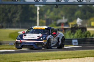 #77 Porsche 718 Cayman GT4 RS Clubsport of Danny Dyszelski and Alex Ellis, VPX Motorsport, GT4 America, Silver, SRO America, Barber Motorsports Park, Birmingham, AL, Sept 5 - 7, 2025
 | Fred Hardy Jr. | www.FredHardyPhoto.com ©2025 