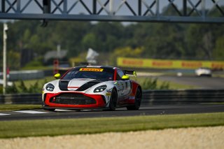 #3 Aston Martin Vantage AMR GT4 EVO of Jesse Webb and Jonathan Neudorf, JMF Motorsports, GT4 America, Silver, SRO America, Barber Motorsports Park, Birmingham, AL, Sept 5 - 7, 2025
 | Fred Hardy Jr. | www.FredHardyPhoto.com ©2025 