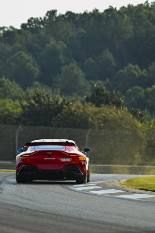 #4 Aston Martin Vantage AMR GT4 EVO of Braydon Arthur and Mike David Ortmann, JMF Motorsports, GT4 America, Silver, SRO America, Barber Motorsports Park, Birmingham, AL, Sept 5 - 7, 2025
 | Fred Hardy Jr. | www.FredHardyPhoto.com ©2025 