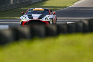 #4 Aston Martin Vantage AMR GT4 EVO of Braydon Arthur and Mike David Ortmann, JMF Motorsports, GT4 America, Silver, SRO America, Barber Motorsports Park, Birmingham, AL, Sept 5 - 7, 2025
 | Fred Hardy Jr. | www.FredHardyPhoto.com ©2025 