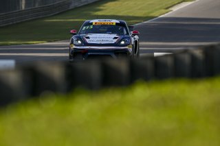 #77 Porsche 718 Cayman GT4 RS Clubsport of Danny Dyszelski and Alex Ellis, VPX Motorsport, GT4 America, Silver, SRO America, Barber Motorsports Park, Birmingham, AL, Sept 5 - 7, 2025
 | Fred Hardy Jr. | www.FredHardyPhoto.com ©2025 