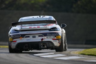 #77 Porsche 718 Cayman GT4 RS Clubsport of Danny Dyszelski and Alex Ellis, VPX Motorsport, GT4 America, Silver, SRO America, Barber Motorsports Park, Birmingham, AL, Sept 5 - 7, 2025
 | Fred Hardy Jr. | www.FredHardyPhoto.com ©2025 