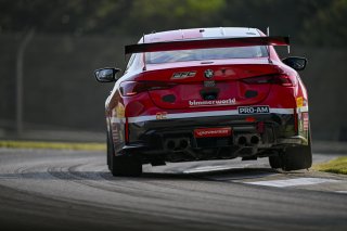 #82 BMW M4 GT4 (G82) EVO of James Walker Jr. and Tyler McQuarrie, BimmerWorld Racing, GT4 America, Pro-Am, SRO America, Barber Motorsports Park, Birmingham, AL, Sept 5 - 7, 2025
 | Fred Hardy Jr. | www.FredHardyPhoto.com ©2025 