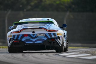#39 Aston Martin Vantage AMR GT4 EVO of Max Hewitt and Luca Mars, van der Steur Racing, GT4 America, Silver, SRO America, Barber Motorsports Park, Birmingham, AL, Sept 5 - 7, 2025
 | Fred Hardy Jr. | www.FredHardyPhoto.com ©2025 